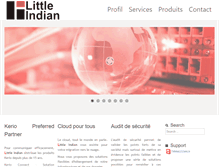 Tablet Screenshot of littleindian.be